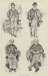 Skizzen in einem Londoner Arbeitshaus